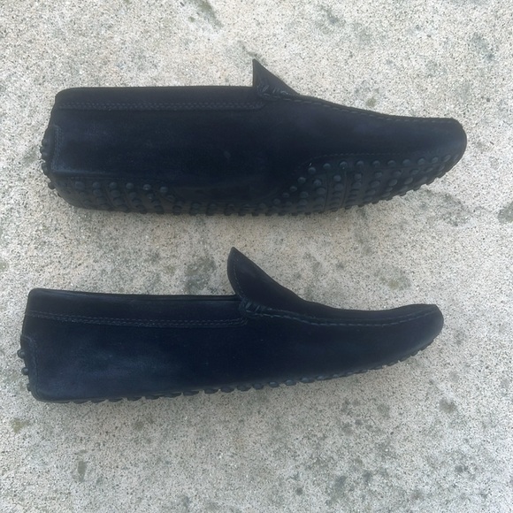TOD\'S Black Suede Leather Slip on Loafer Shoes Men\'s Size 7.5 main image 9
